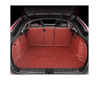 Coffre Kit Tapis de Coffre à Couverture complète pour VW pour Tayron pour GTE 2020 2021 2022 2023 Baignoire de Coffre(VIN Rouge)