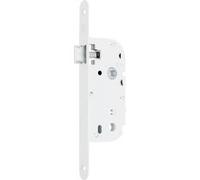 Coffre monopoint à larder bec de cane 40mm blanc sans gâche - HERACLES - I-L100-40B Blanc