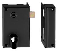 Coffre monopoint en applique pour cylindre européen vertical fouillot de 7 pêne + 5 mm droite bichrome HERACLES MX-8817-41