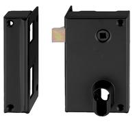 Coffre monopoint en applique pour cylindre européen vertical fouillot pêne +5 mm gauche bichrome - HERACLES - MX-8817-42