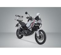 Coffre moto aluminium + porte bagages + compatible avec DUCATI DESERT X 937