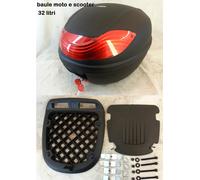 Coffre Moto lampa T-Box 32 Litres Complet De Plaque Art. 90415