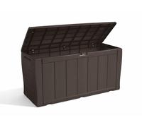 COFFRE POITRINE EN RÉSINE EFFET BOIS MULTIPURPOSE 270 LT SHERWOOD BRUN 15605