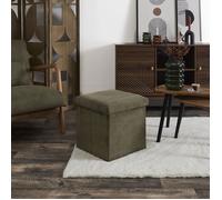 COFFRE POUF PLIABLE COTELE SCOTT VERT