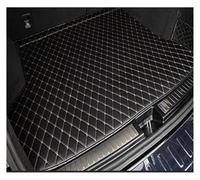 Coffre Protection Tapis Coffre Banquette Arrière pour KIA pour Mohave 7 Places Résistants Imperméables Coffre Voiture Housse Protection(Black BeigeB)
