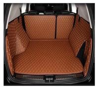 Coffre Protection Tapis Coffre Banquette Arrière pour KIA pour Mohave 7 Places Résistants Imperméables Antidérapants Tapis/Voyage(BrownB)