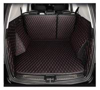 Coffre Protection Tapis Coffre Banquette Arrière pour KIA pour Mohave 7 Places Résistants Imperméables Coffre Voiture Housse Protection(Black redB)
