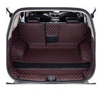Coffre Protection Tapis Coffre Intérieur Imperméable en Cuir pour Hyundai pour Tucson NX4 (2021-2025) Coffre Voiture Housse Protection(Black Reda)