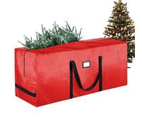 Coffre Rangement Pour Sapin De Noël,Grand Conteneur avec Fermeture à Glissière | Housse d'Arbre Artificiel avec Poignées Renforcées,Pour Maison Sous-Sol Garage Grenier