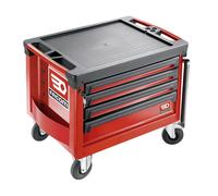 Coffre roulant FACOM ROLL.CR4M3APF - 4 tiroirs - rouge