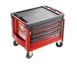Coffre roulant FACOM ROLL.CR4M3APF - 4 tiroirs - rouge
