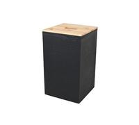 Coffre Stone à granulés pour 20 kg de pellets Jura Montania - 29,5 x 29,5 x 50,6 cm - Eda Noir G