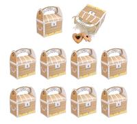 Coffre Tresor Enfant, 10 Pcs Mini Coffres au Trésor Pirate, Deco Anniversaire fort Boy-ard Thème Chasse au Trésor, pour Anniversaires et Chasses au Trésor (7x7x11CM)