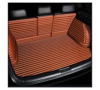 Coffre Voiture Tapis Antidérapant pour Lincoln pour Navigator pour Aviator pour Corsair 2020-2022 Tapis Coffre Voiture en Cuir Rayé Couverture Complète Personnalisé(Brown Full Package)
