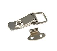 coffres Cases Boîtes matériel Loaded Basculer Loquet Catch Moraillon Ton Argent 2 pcs, Small w Lock