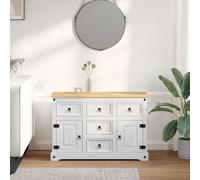 Coffres de rangement Corona Blanc 112 x 40 x 75 cm Pin massif vidaXL