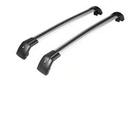 Coffres de Toit ou de Porte-vélos Barres Toit Verrouillables 2pièces Argentées Réglables pour Mitsubishi pour Outlander pour Sport pour ASX 2024 2025 Barres transversales