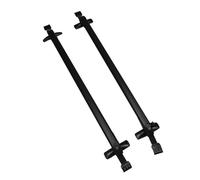 Coffres Toit Porte-Bagages De Toit en Alliage D'aluminium Et Acier Inoxydable avec Coussinets Protection pour Les Longs Trajets Barres Toit de Voiture