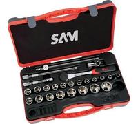 Coffret 1/2" douilles et accessoires - 25 pièces SAM OUTILLAGE