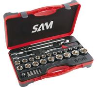 Coffret 1/2" douilles et accessoires - 32 pièces SAM OUTILLAGE