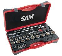 Coffret 1/2" douilles et accessoires - 32 pièces SAM OUTILLAGE
