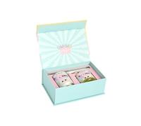 Coffret 1 bougie et un diffuseur d'ambiance kawaii parfums guimauve et vanille - -