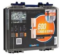 SCELL-IT Coffret écrous à sertir COF360 – 600 écrous + pince E-360NH (M3-M6)