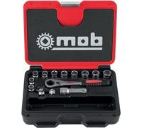 MOB Outillage 9400010001 Coffret de Douilles traversantes 10 à 19 mm 14 Pièces
