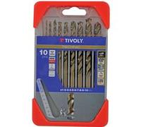 Coffret 10 forets technic métal, Diam.1 à 10 mm TIVOLY 114685f0001 G