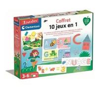 Coffret 10 Jeux En 1 - Clementoni Multicolore Multicolore G