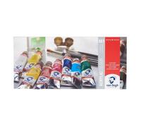 Coffret 10 tubes peinture acrylique Van Gogh 40 ml et accessoires