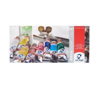 Coffret 10 tubes peinture acrylique Van Gogh 40 ml et accessoires