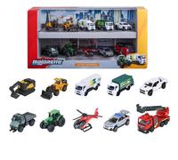 Majorette Coffret City 10 véhicules Multicolore
