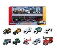 Coffret 10 véhicules Majorette City Multicolore A