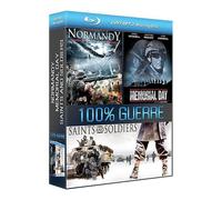 Coffret 100% Guerre : Normandy + Memorial Day + Saints And Soldiers - Pack - Blu-Ray