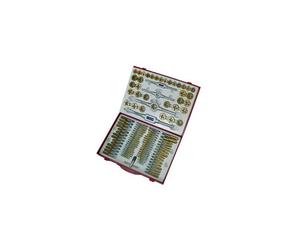 Coffret 110 tarauds et filières métriques HSS TiN - GBM110TIN - Holzmann