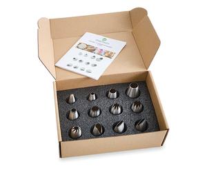 Coffret 12 douilles inox Mathon