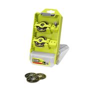 Ryobi Coffret 12 accessoires Twist Lock RAR300K-12 - Disques métal & plastique, kit démarrage