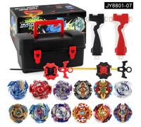 Coffret 12 toupies VITATA - Toupie d'éveil - Couleur - 2 émetteur - Classic Toy - JY8801-07