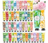 Coffret 120 pièces de crème pour les mains, mini crème pour les mains, coffret cadeau pour femme, crème de jour et de nuit parfumée pour les mains et les pieds très sèches, petits cadeaux pour femmes