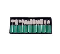 Coffret 13 Embouts de ponceuses Feutre de Laine pour Polissage