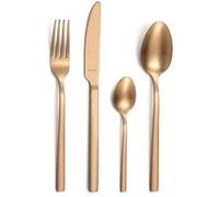 AMEFA - Ménagère 16 couverts de table pour 4 personnes - Square - Acier inoxydable 18/0, Finition PVD (Physical vapor deposition) - Cuivre