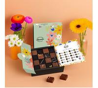 Coffret 16 Pralinés et Ganaches - Collection Pâques - Coffret cadeau Printemps - Bonbons de Chocolat - Fabrication Artisanale