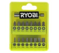 Coffret 17 embouts de vissage - Perceuse Ryobi - Visserie et embouts