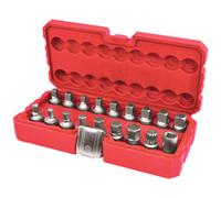 coffret 18 embouts de vidange - carré 3/8"