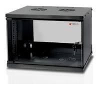 Techly I-CASE EL-1006B32 Rack monté sur le mur 6U 50kg Noir étagère - Étagères (50 kg, Rack monté sur le mur, 6U, Noir, 48,3 cm (19"), Actif)