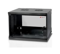 Coffret 19 6U Noir mural fixe profondeur 450 mm