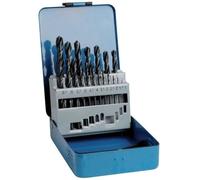 TIVOLY 90200170002 - Estuche E 19 brocas metal HSS laminadas Ø 1>10 mm 1/2 mm