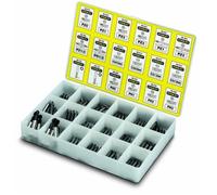Coffret 190 embouts de vissage - Stanley - Boîte à compartiments - 10 porte-embouts