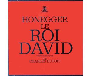 Coffret 2 Disques Vinyle LP 33 Tours - Erato 70667/668 - Honegger - Le Roi David - Jean Desailly - Christiane Eda-Pierre - Jeannine Collard - Eric Tappy - Bernard Petel, Simone Valère, Petits Chanteurs de Chaillot - Chorale Philippe Caillard - Direction Charles Dutoit - (Coffret 2 disques vinyle 33t LP)